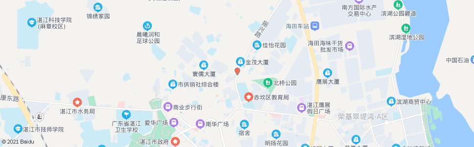 湛江新春路口_公交站地图_湛江公交_妙搜公交查询2024