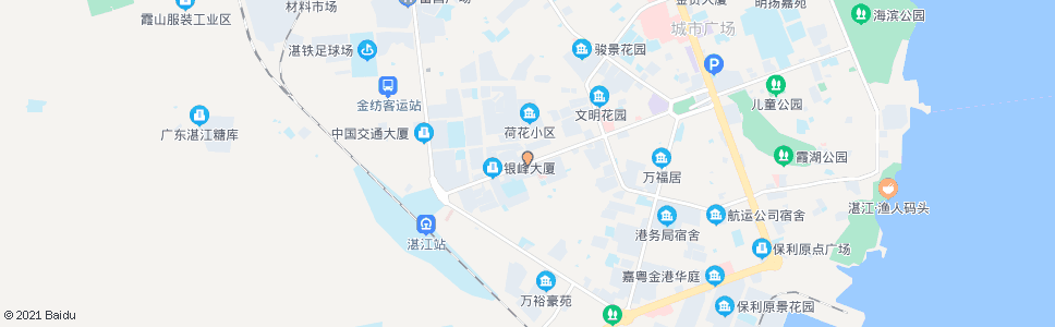 湛江荷花村_公交站地图_湛江公交_妙搜公交查询2024