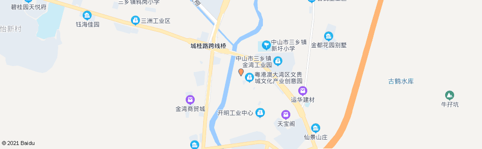 中山新墟村_公交站地图_中山公交_妙搜公交查询2024