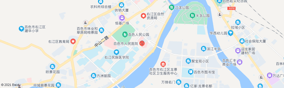 百色市医院_公交站地图_百色公交_妙搜公交查询2024
