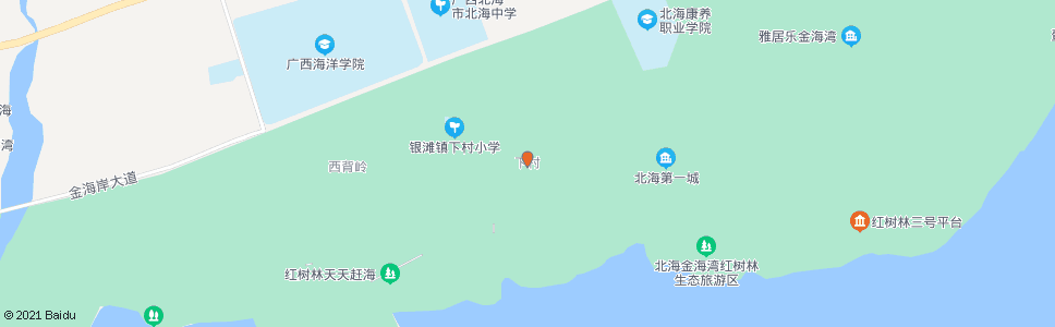 北海下村_公交站地图_北海公交_妙搜公交查询2024