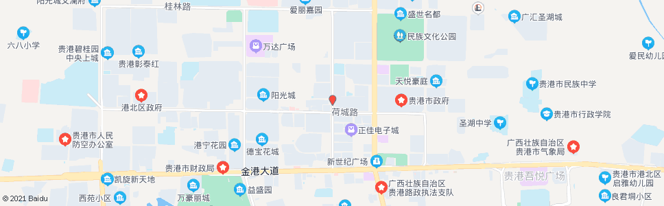 贵港安居市场_公交站地图_贵港公交_妙搜公交查询2024