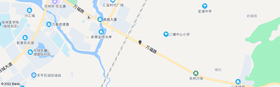 桂林沙子路村_公交站地图_桂林公交_妙搜公交查询2024