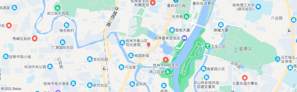 桂林中医院_公交站地图_桂林公交_妙搜公交查询2024