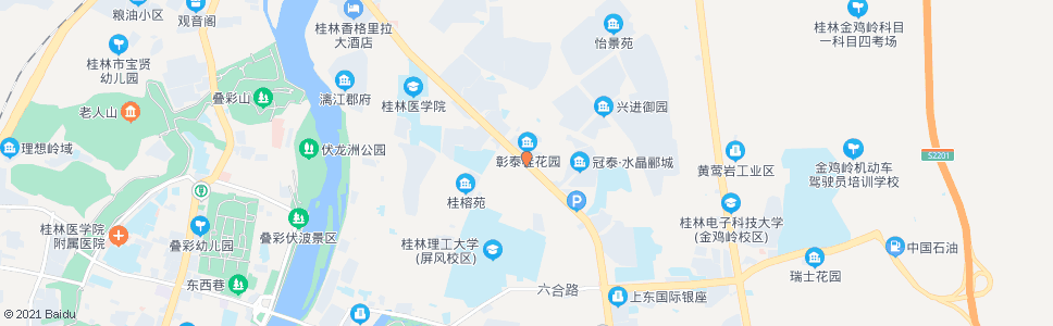 桂林彭家岭_公交站地图_桂林公交_妙搜公交查询2024