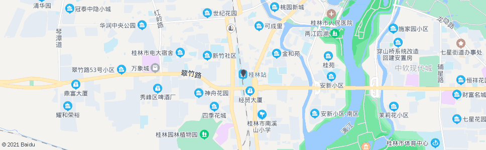 桂林樟树井_公交站地图_桂林公交_妙搜公交查询2024