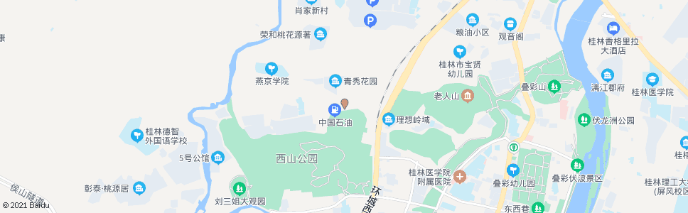 桂林飞凤路_公交站地图_桂林公交_妙搜公交查询2024