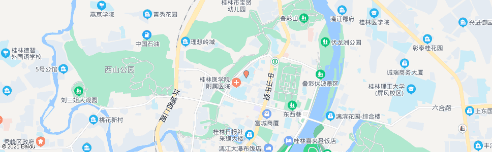 桂林桂林医学院(乐群路)_公交站地图_桂林公交_妙搜公交查询2024