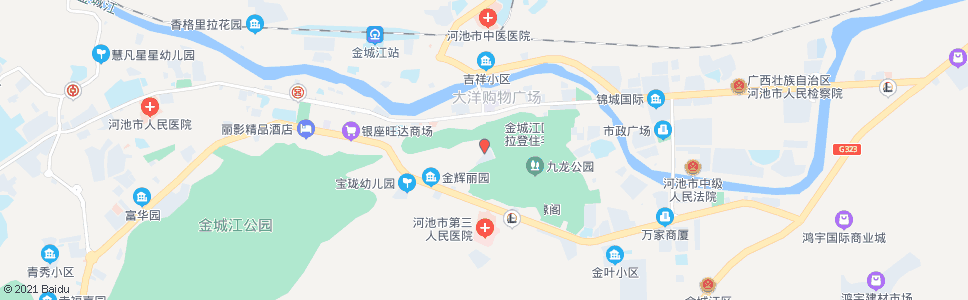 河池九龙大酒店_公交站地图_河池公交_妙搜公交查询2024