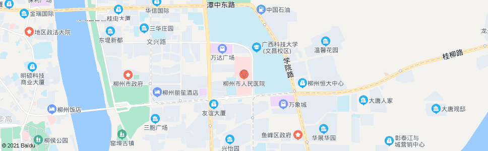 柳州市人民医院_公交站地图_柳州公交_妙搜公交查询2024