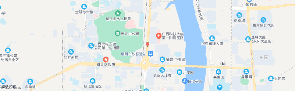 柳州健民路口(白沙客运站)_公交站地图_柳州公交_妙搜公交查询2024