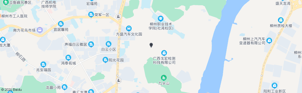 柳州元宝山村_公交站地图_柳州公交_妙搜公交查询2024