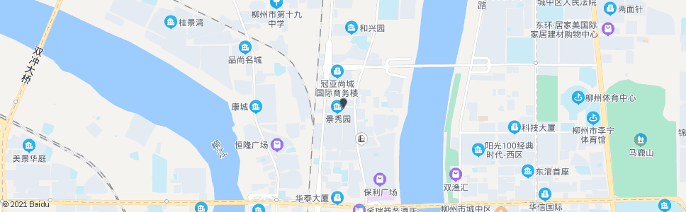 柳州锦绣路西_公交站地图_柳州公交_妙搜公交查询2024