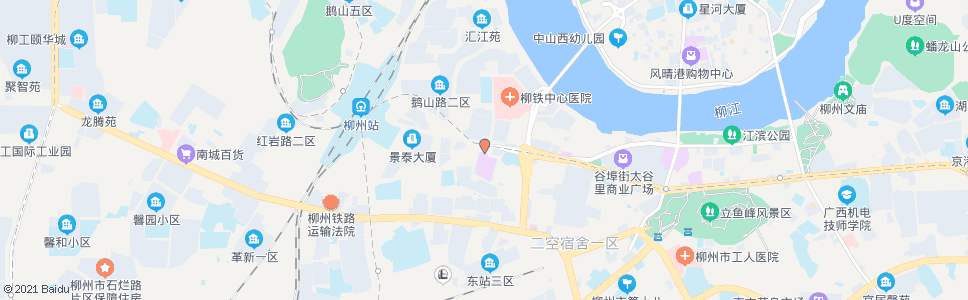 柳州延安大酒店(汽车南站)_公交站地图_柳州公交_妙搜公交查询2024