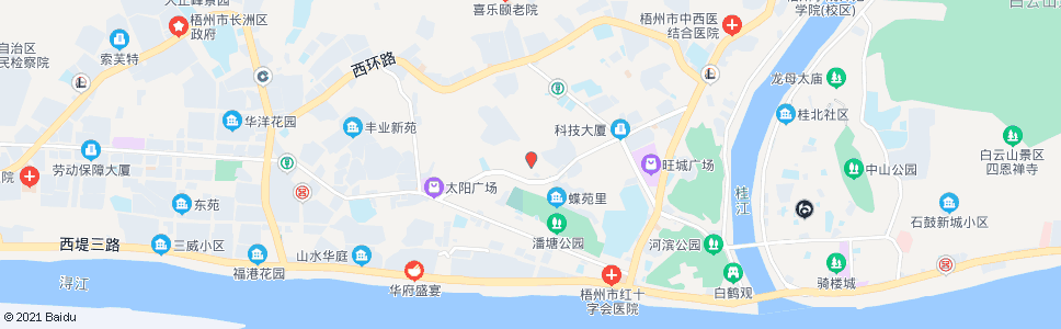 梧州龙骨冲小区_公交站地图_梧州公交_妙搜公交查询2024