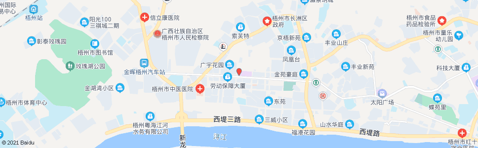 梧州梦之岛时代广场_公交站地图_梧州公交_妙搜公交查询2024