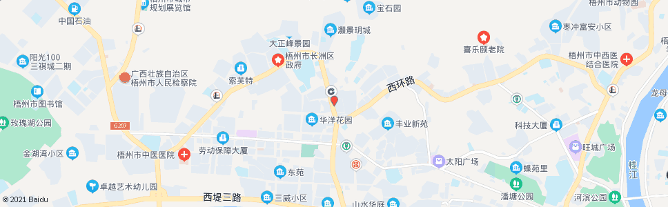 梧州木材厂_公交站地图_梧州公交_妙搜公交查询2024