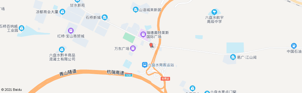 六盘水招呼站(盛安福汽贸有限公司)_公交站地图_六盘水公交_妙搜公交查询2024