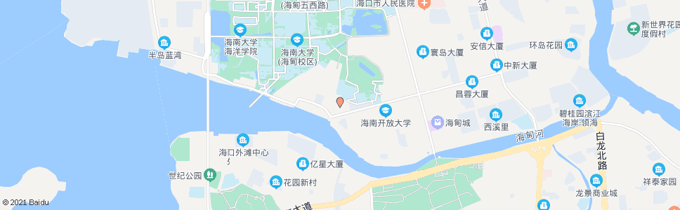 海口安海新村_公交站地图_海口公交_妙搜公交查询2024