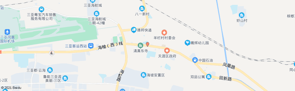 三亚回辉小学_公交站地图_三亚公交_妙搜公交查询2024