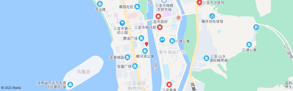 三亚市政府二办_公交站地图_三亚公交_妙搜公交查询2024