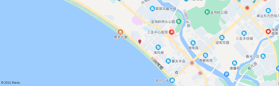 三亚三亚湾绿海田园小区_公交站地图_三亚公交_妙搜公交查询2024