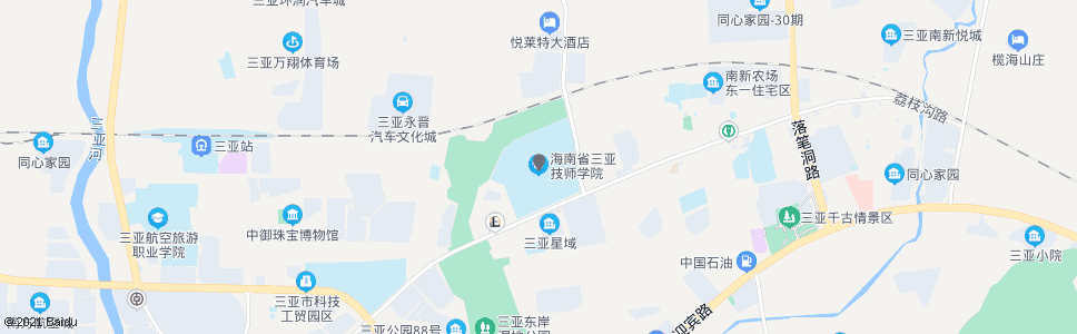 三亚技师学院_公交站地图_三亚公交_妙搜公交查询2024