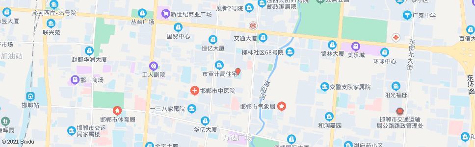 邯郸黎明街小学_公交站地图_邯郸公交_妙搜公交查询2024