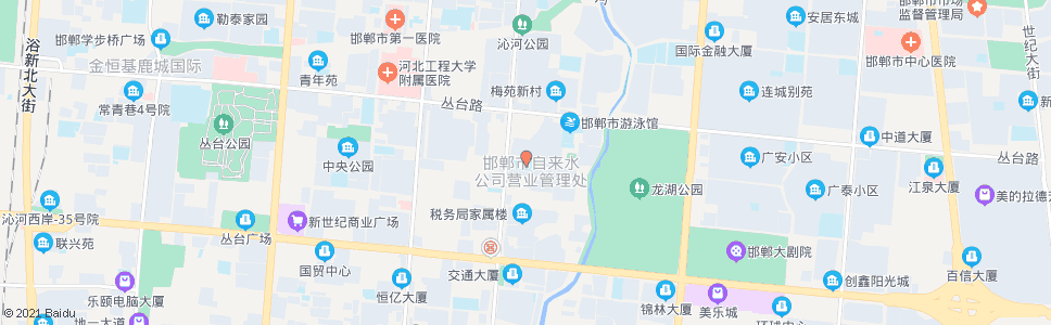 邯郸实验小学_公交站地图_邯郸公交_妙搜公交查询2024