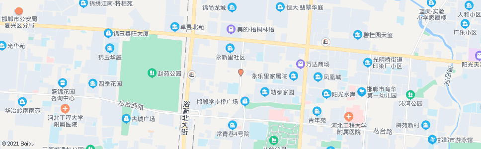 邯郸陵西大街青年路口_公交站地图_邯郸公交_妙搜公交查询2024