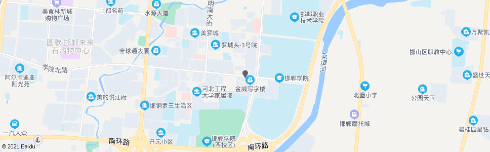 邯郸学院北路滏河街口_公交站地图_邯郸公交_妙搜公交查询2024