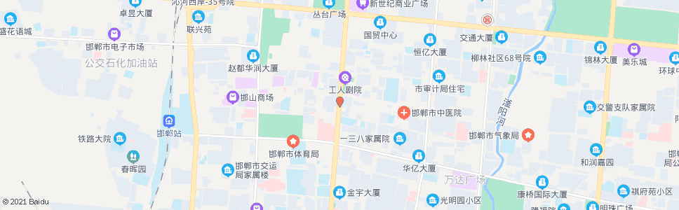 邯郸中华街和平路口_公交站地图_邯郸公交_妙搜公交查询2024