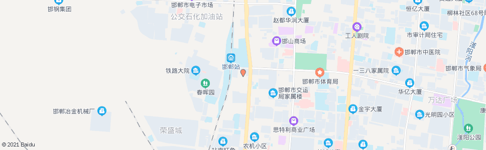 邯郸路神汽车_公交站地图_邯郸公交_妙搜公交查询2024