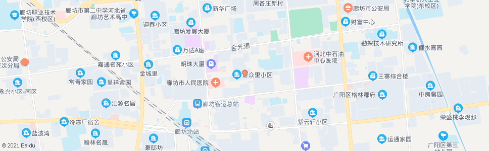 廊坊民得利超市_公交站地图_廊坊公交_妙搜公交查询2024