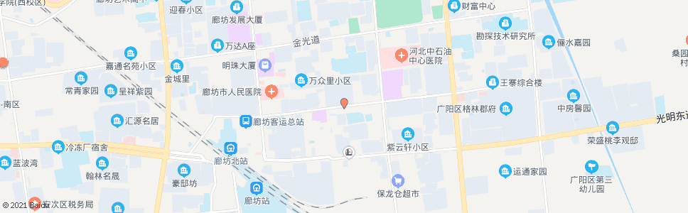 廊坊管道四区_公交站地图_廊坊公交_妙搜公交查询2024