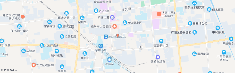 廊坊第四小学_公交站地图_廊坊公交_妙搜公交查询2024