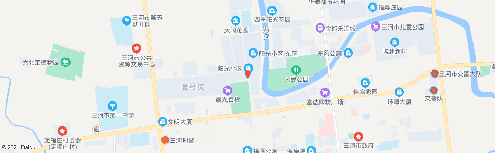 廊坊阳光小区南门_公交站地图_廊坊公交_妙搜公交查询2024