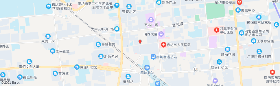 廊坊友好医院_公交站地图_廊坊公交_妙搜公交查询2024