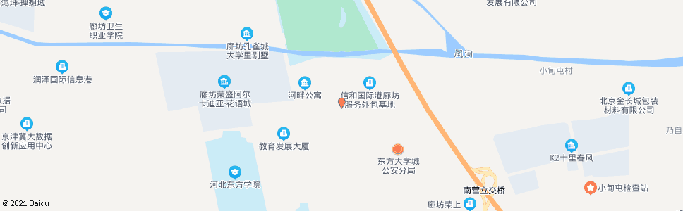 廊坊廊坊大学城东门_公交站地图_廊坊公交_妙搜公交查询2024