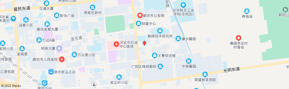 廊坊第八小学_公交站地图_廊坊公交_妙搜公交查询2024