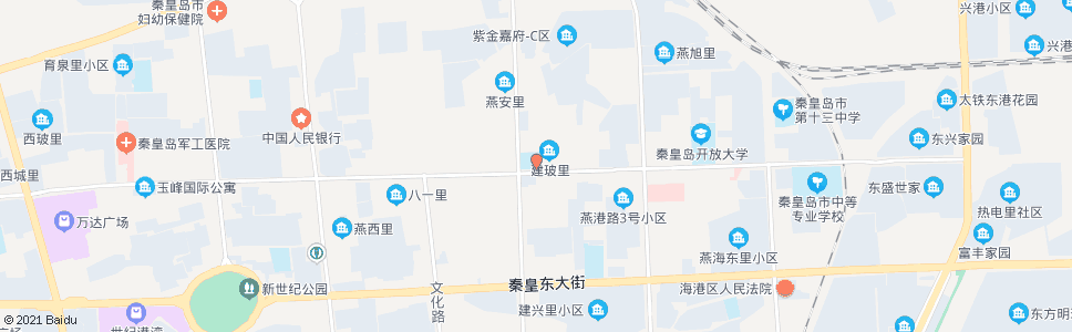 秦皇岛玻璃设计院_公交站地图_秦皇岛公交_妙搜公交查询2024