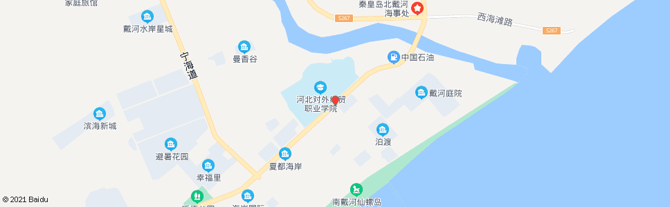 秦皇岛秦皇岛外语学院_公交站地图_秦皇岛公交_妙搜公交查询2024