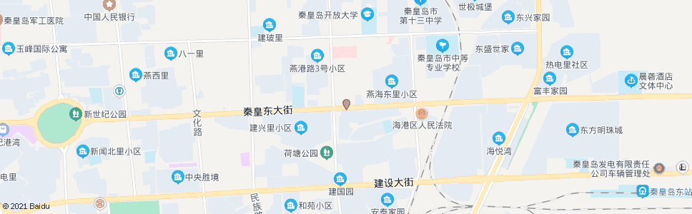 秦皇岛建安里_公交站地图_秦皇岛公交_妙搜公交查询2024