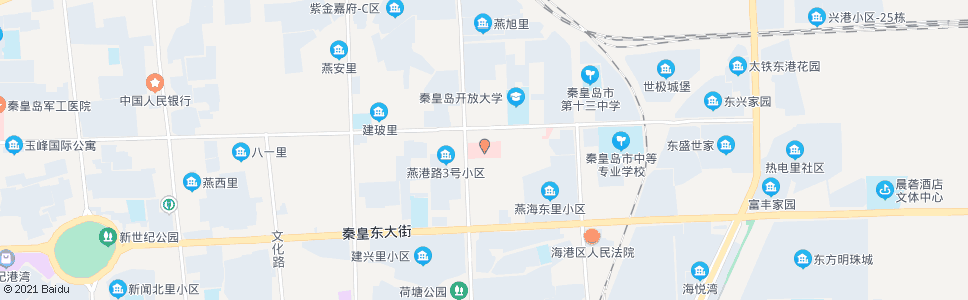 秦皇岛第三医院(秦海酒店)_公交站地图_秦皇岛公交_妙搜公交查询2024