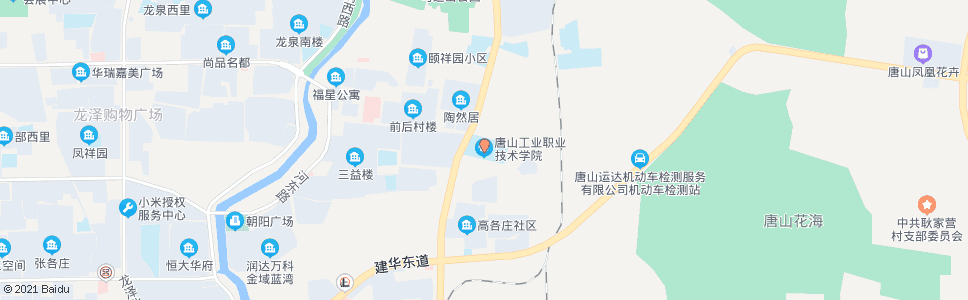 唐山工业职业技术学院_公交站地图_唐山公交_妙搜公交查询2024