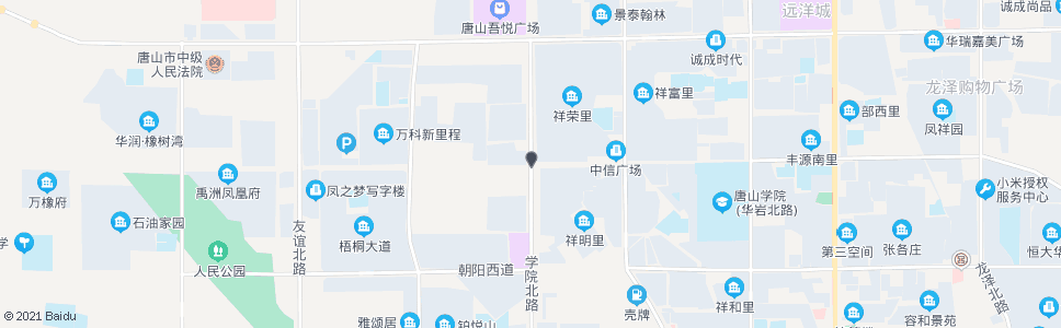 唐山瑞莎学院1号_公交站地图_唐山公交_妙搜公交查询2024