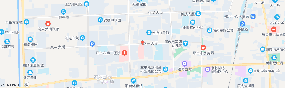 邢台矿物局医院_公交站地图_邢台公交_妙搜公交查询2024