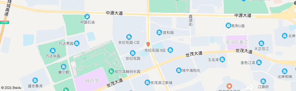 哈尔滨世博路与祥安南大街交口_公交站地图_哈尔滨公交_妙搜公交查询2025