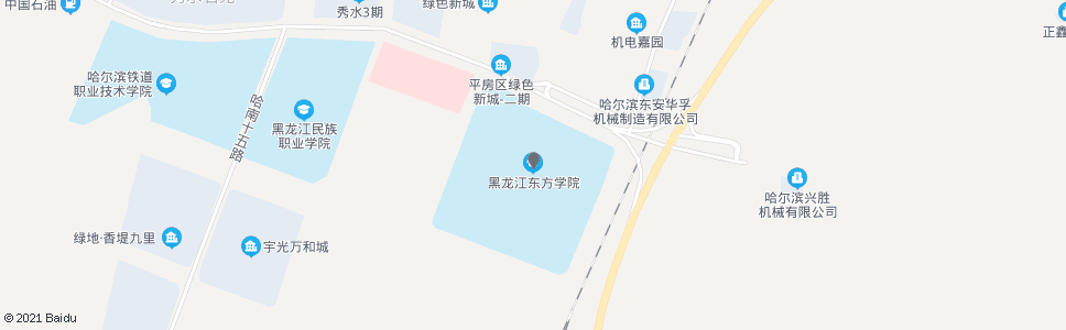 哈尔滨三环路学府路路口(东方学院)_公交站地图_哈尔滨公交_妙搜公交查询2024