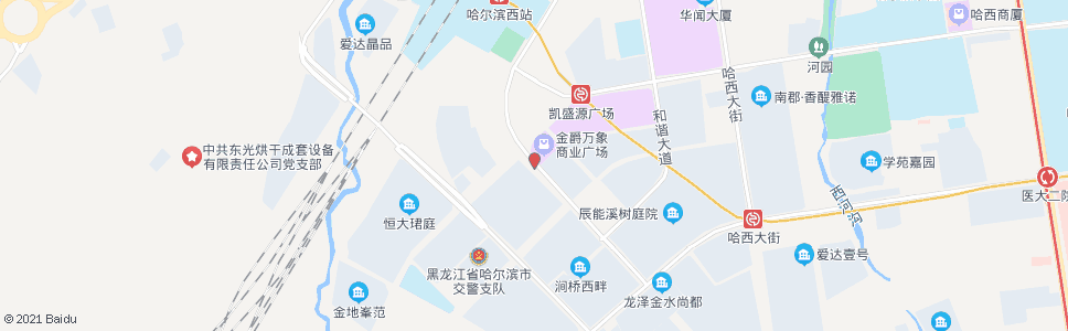 哈尔滨哈尔滨大街(中兴左街街口)_公交站地图_哈尔滨公交_妙搜公交查询2024